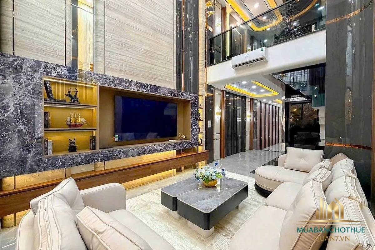 Mới 100% Có Thang Máy – Bán Nhà Đường 12m KDC Nam Long Phú Thuận Quận 7 (4x20m), 6 Tầng Kiên Cố